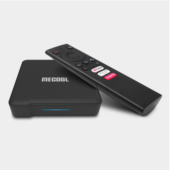 MECOOL KM1 4K Ultra HD Smart Android 9.0 Amlogic S905X3 TV Box with Remote Controller, 4GB+32GB, Support Dual Band WiFi 2T2R/HDMI/TF Card/LAN, EU Plug
