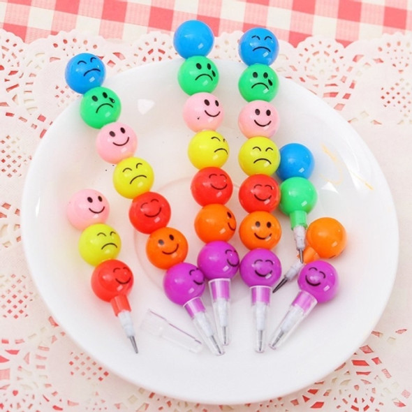 10 PCS Creative Stationery Children Cartoon Candy Colorful Do Not Cut Pencil