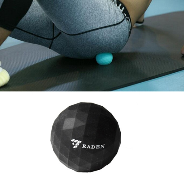 Eaden Fascia Ball Foot Massage Ball Relax Muscle Fitness Yoga Cervical Spine Rehabilitation Ball, Specification: Single Ball (Black)
