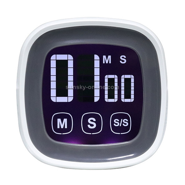 TS-BN54 Touch Timer Alarm Clock Kitchen Food Large Screen Countdown Electronic Reminder