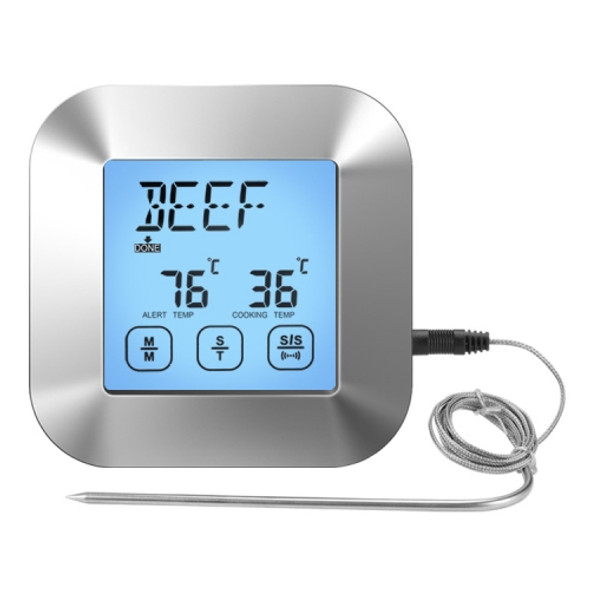 TS-82 Digital Kitchen Food Cooking BBQ Wireless Touch Screen Thermometer with Timer Alarm