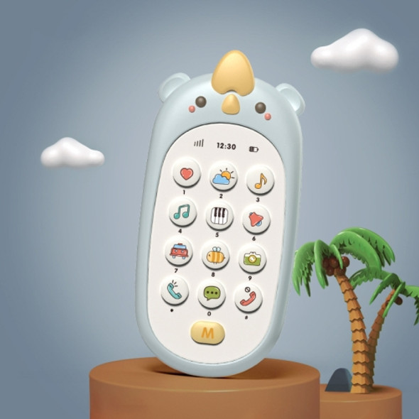 Cartoon Animal Chinese-English Bilingual Simulation Phone Children Educational Toys(Rhino )