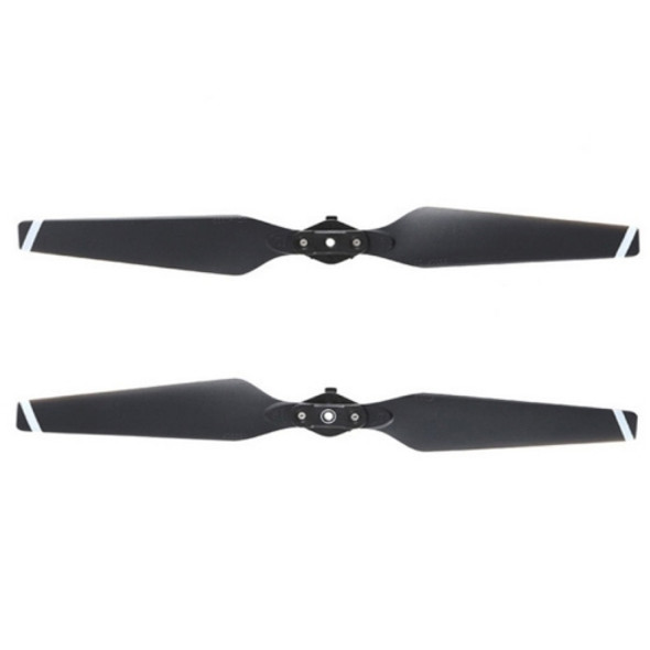 Sunnylife MV-8330F2 2 Pairs Low Noise Foldable Quick-Release Propellers for DJI Mavic Pro(White Stripe )