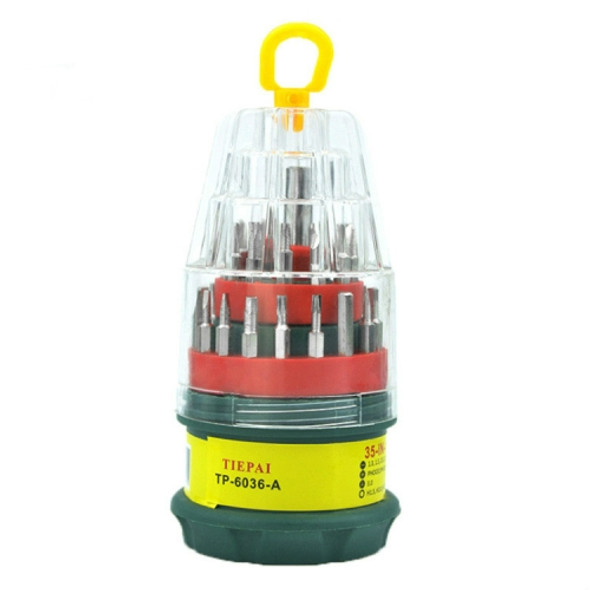 6 Sets 31 In 1 Pagoda Shape Multifunctional Combination Screwdriver Set