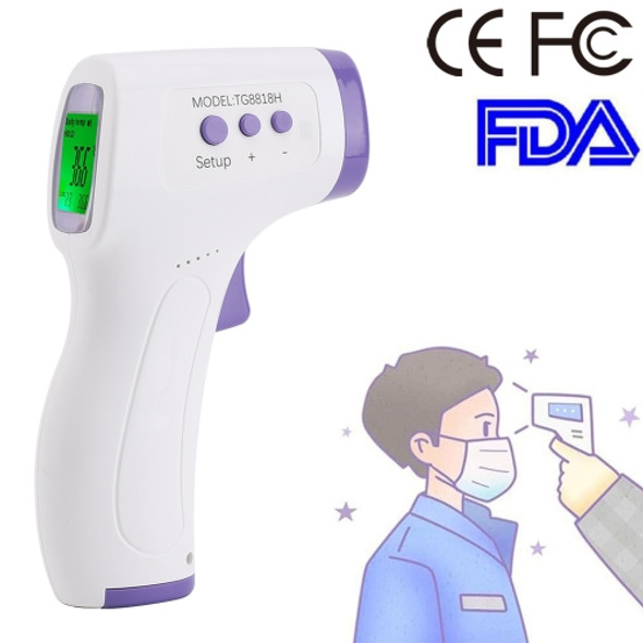 [HK Warehouse] TG8818H Non-contact Forehead Body Infrared Thermometer, Temperature Range: 32.0 degree C - 42.5 degree C(Purple)