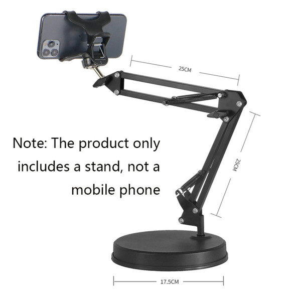 Lazy Phone Tablet Computer Stand Bedside Desktop Multifunctional Cantilever Live Selfie Photography Stand, Specification: Distinguished + Phone Clip