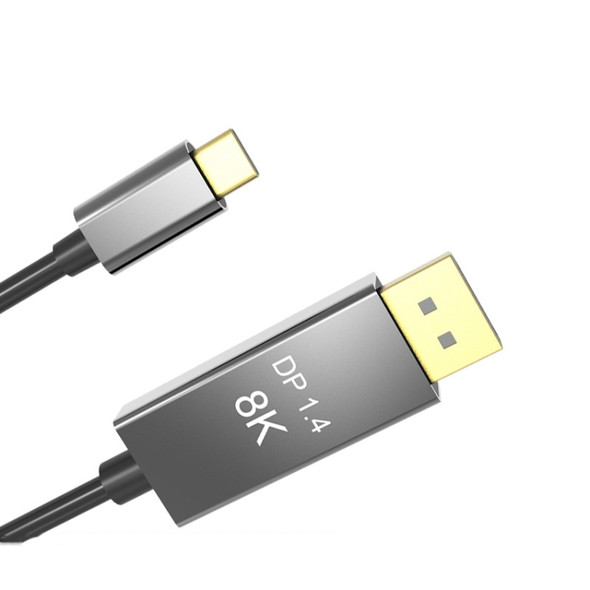 2m 8K USB-C / Type-C To DisplayPort1.4  Adapter Connect Cable