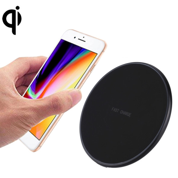 DC9V 1.67A / 5V 1A Universal Round Shape Fast Qi Standard Wireless Charger with Indicator Light, For iPhone X & 8 & 8 Plus, Galaxy, Huawei, Xiaomi, LG, Nokia, Google and other QI Standard Smartphones