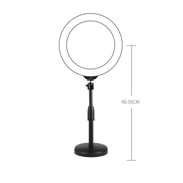 LX-03 Phone Selfie Beauty Live Support LED Fill Light Desktop Multi-Camera Photo Photography Support, Specification: 26CM Ring Lamp