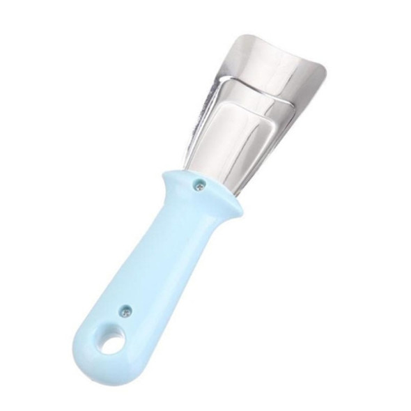 Stainless Steel De-icing Shovel Ice Scoop Freezer Multifunction Household Deicing Cleaning Gadget(Blue)