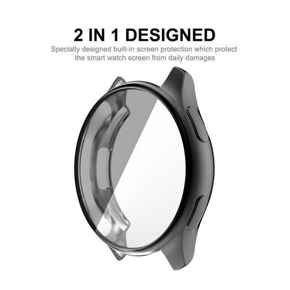 For OnePlus Watch ENKAY Hat-Prince Full Coverage Electroplate TPU Soft Case(Black)