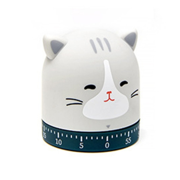 Cartoon Zoo Time Manager Mechanical Timer Reminder(Cat)