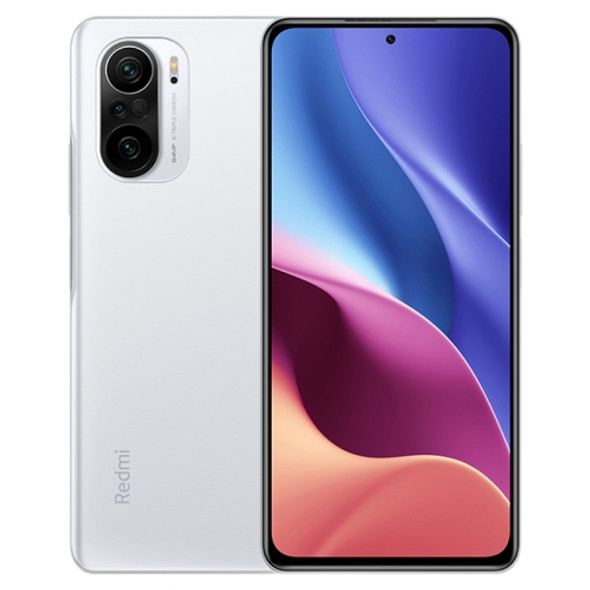 Xiaomi Redmi K40 Pro+ 5G, 108MP Camera, 12GB+256GB, Triple Back Cameras, 4520mAh Battery, Face ID & Fingerprint Identification, 6.67 inch Pole Notch MIUI 12 Qualcomm Snapdragon 888 Octa Core up to 2.84GHz, Network: 5G, Dual SIM, NFC, IR(White)