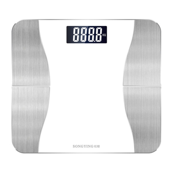 SONGYING SY06 Smart Body Fat Scale Home Body Weight Scale, Size: Charging Version(290x260mm)(Clouds White)