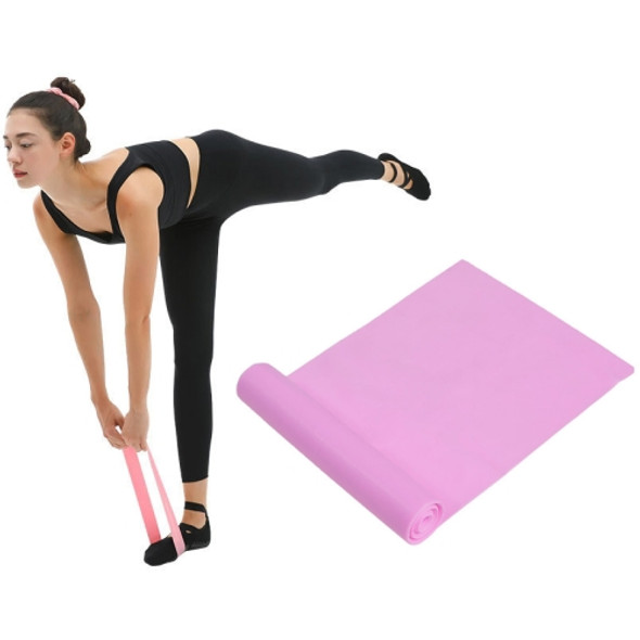 3 PCS Latex Yoga Stretch Elastic Belt Hip Squat Resistance Band, Specification: 1500x150x0.35mm (Pure Purple)