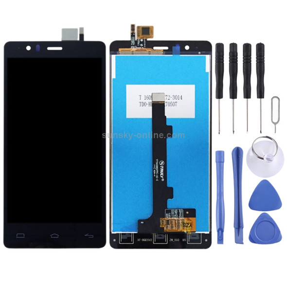 LCD Screen and Digitizer Full Assembly for BQ Aquaris E5 (0858) (Black)