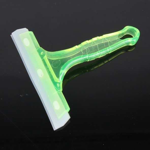 Car Window Plastic Nonslip Handle Glass Wiper / Window Cleaning Tool, Size: 15.8 x 14.8cm(Green)