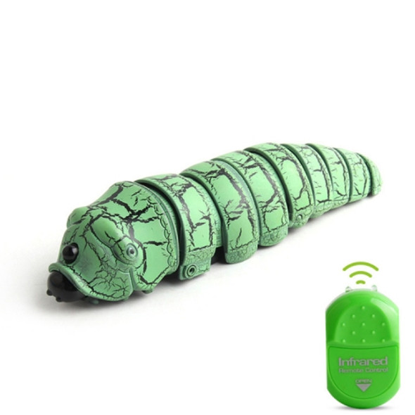 9910A Infrared Sensor Remote Control Simulated Insect Creative Children Electric Tricky Toy Model (Green)