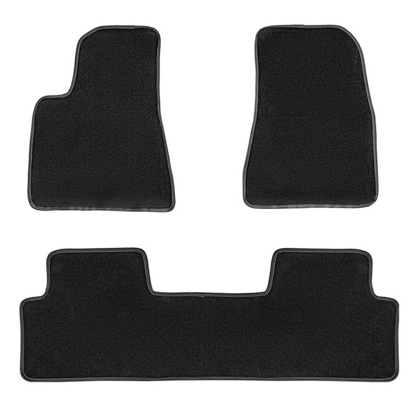 3 in 1 Car Velvet Foot Mat for Tesla Model 3