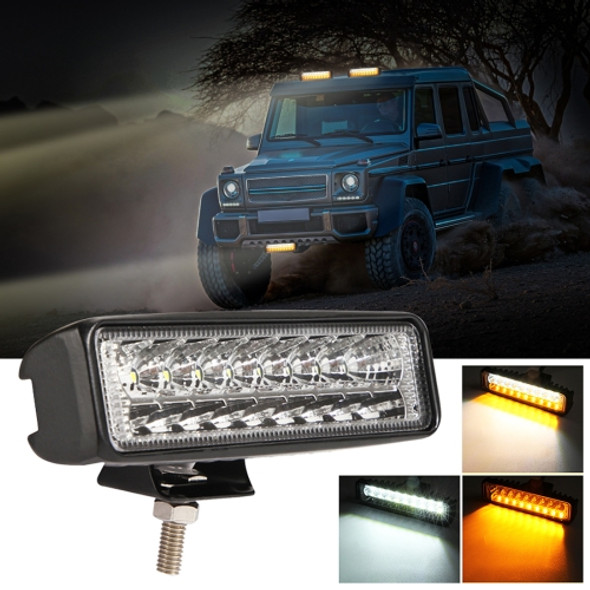 6 inch DC10-30V 10W Double Colors 2-row LED Working Lamp  Vehicle Spotlight