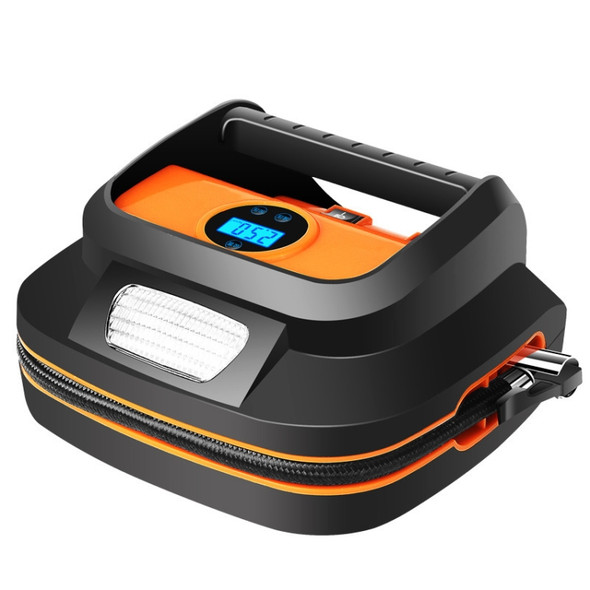 DC12V 120W 22-cylinder Portable Multifunctional Car Air Pump with LED Lamp, Style: Digital Display