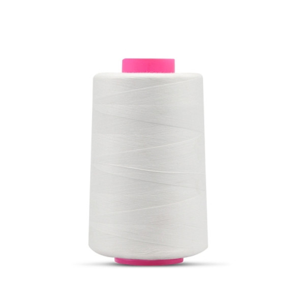 5Rolls 40S/2 Sewing Thread Garment Polyester 5000 Yards Sewing Cotton Thread(White)