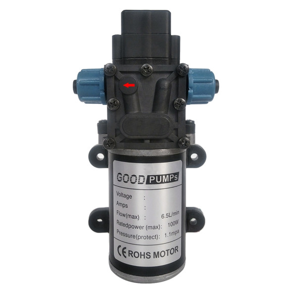 DC12V 100W Reflux Double Thread Reverse Pump Diaphragm 8L Atomizing Spray Water Pump for Car Washing / Irrigation