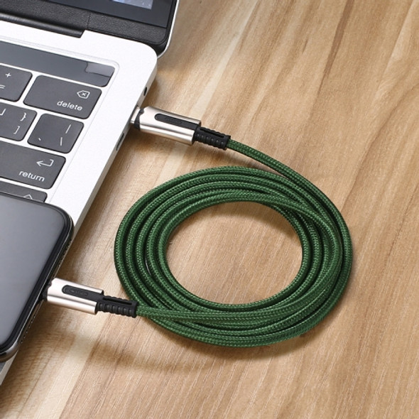 JOYROOM S-M409 Knight Series PD Fast Charging Cable 8 Pin to USB-C / Type-C Data Cable, Length: 1.2m (Green)