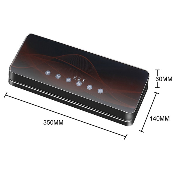 Automatic Vacuum Sealer Household Food Preservation Packaging Machine, Plug Specification:EU Plug(Black Red)