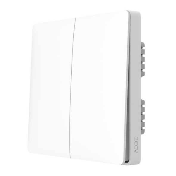 Original Xiaomi Aqara Smart Wall Switch D1, Zero FireWire Double Button Version