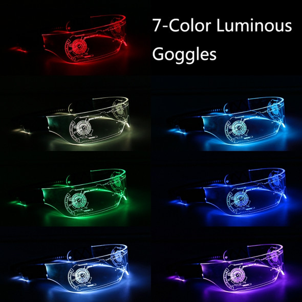 7-color Acrylic LED Luminous Glasses with USB Charge Port