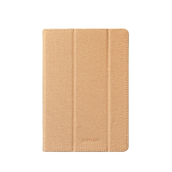 For TECLAST P10SE Anti-slip Texture Horizontal Flip Leather Protective Case with Holder(Gold)