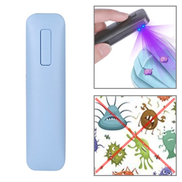 Solid Color UVC Handheld Portable Ultraviolet Disinfection Lamp (Blue)