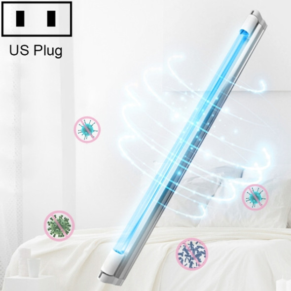 110V 6W Ozone Quartz UV Disinfection Light Portable UVC Anti-virus Sterilization Lamp(US Plug)