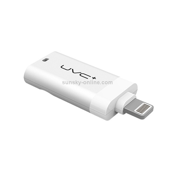 8 Pin Ultra Portable Germicidal Lights Smartphone UV Sanitizer (White)