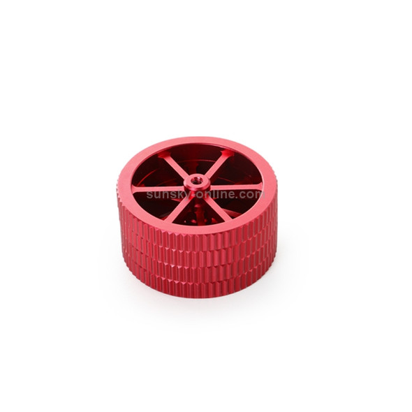 Creality Metal Red Hand Screwed Leveling Nut for Ender-3 / Ender-3 Pro / Ender-3 V2 / CR-10 Pro V2 3D Printer (Red)