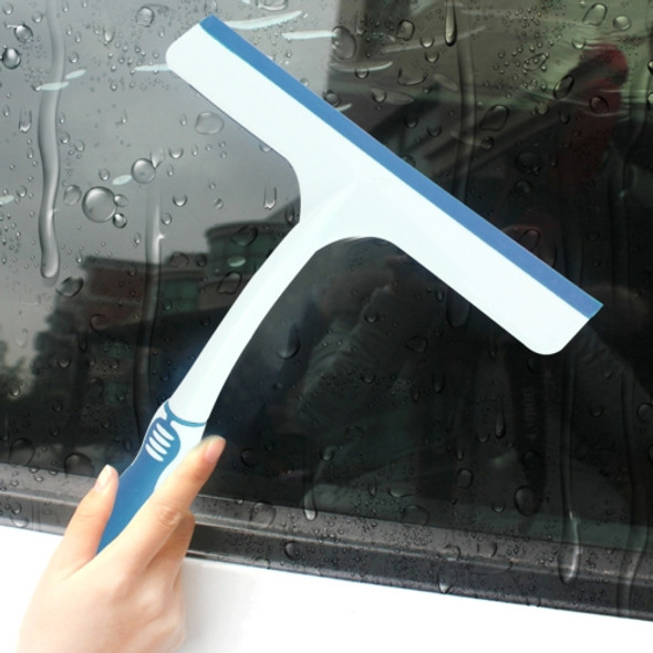 KANEED Car Window Plastic Nonslip Handle Glass Wiper / Window Cleaning Tool, Size: 24.5 x 24cm(Blue)