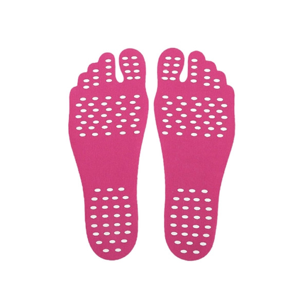 Invisible Anti-slip Summer Beach Sandals Insole Size: XL, Length: 27 cm(Magenta)