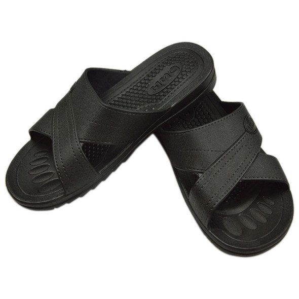 Anti-static Non-slip X-shaped Slippers, Size: 40 (Black)