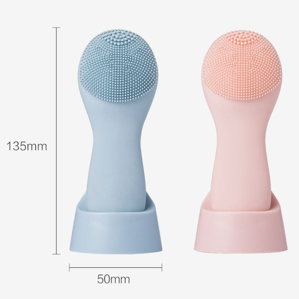 Original Xiaomi Youpin Jordan & Judy Silicone Electric Double-sided Cleaning Face Washing Instrument (Light Pink)