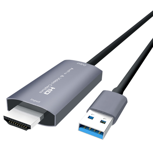 Z36 HDMI Male to USB Male HD Video Capture Card, Cable Length: 2m