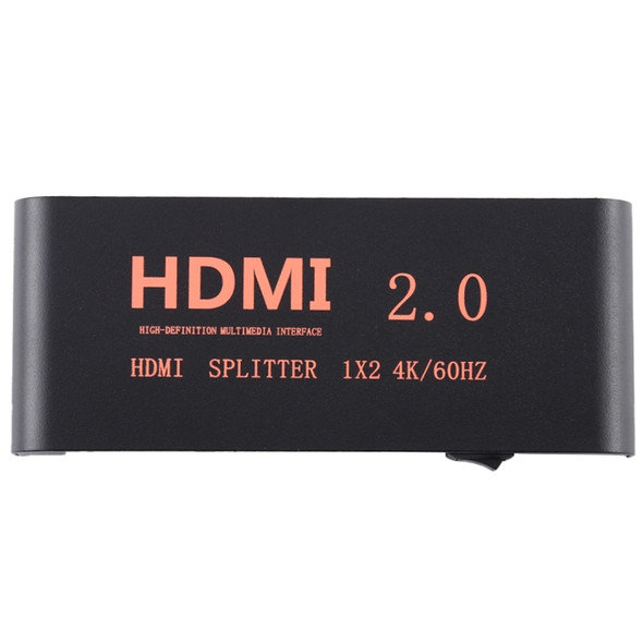 CY-041 1X2 HDMI 2.0 4K/60Hz Splitter, EU Plug