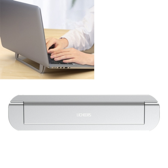 Licheers LC-344 Metal Heat Dissipation Laptop Stand Notebook Mount(Silver)