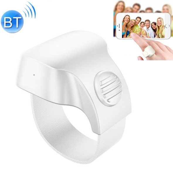 EPSK-010 Bluetooth 5.1 Phone Camera Controller Selfie Remote Control Ring(White)