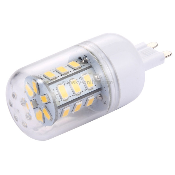 G9 2.5W 24 LEDs SMD 5730 LED Corn Light Bulb, AC 12-80V (Warm White)