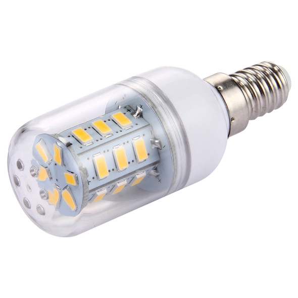 E14 2.5W 24 LEDs SMD 5730 LED Corn Light Bulb, AC 12-80V (Warm White)