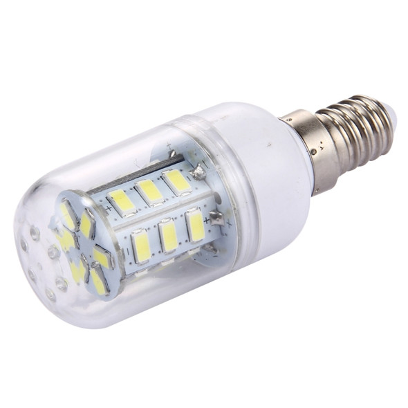 E14 2.5W 24 LEDs SMD 5730 LED Corn Light Bulb, AC 12-80V (White Light)