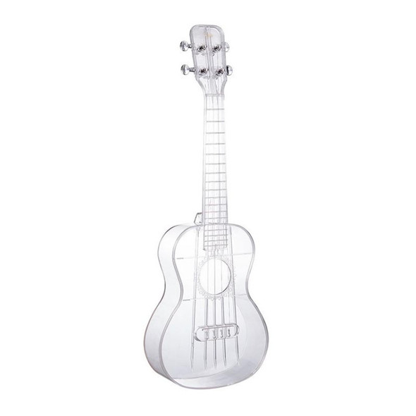 23 Inch Veneer Ukulele Little Guitar (Transparent)