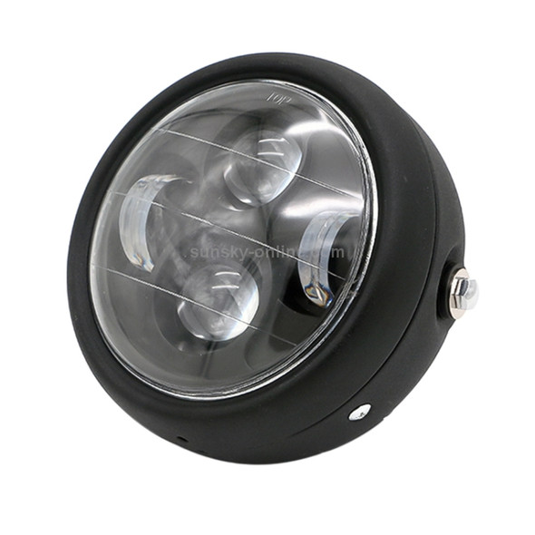 5.75 inch Round LED Motorcycle Universal Headlight Modified Spotlight (Black)