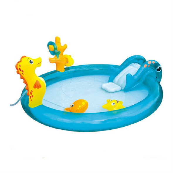 Children Outdoor Inflatable Swimming Pool Toy Pool Slide Pool, Specification:Marine Animal Pool